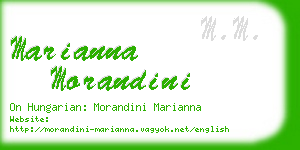 marianna morandini business card